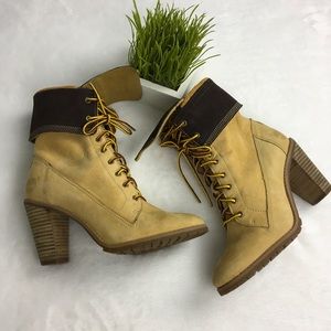 Timberland Chauncy Ankle Booties Size 7 Lace Up